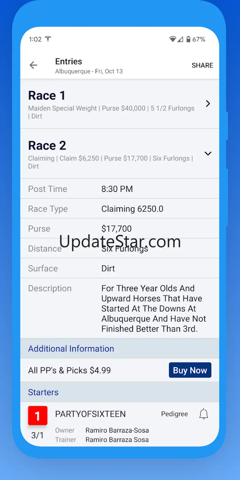 HorseRacesNow 3.4.8