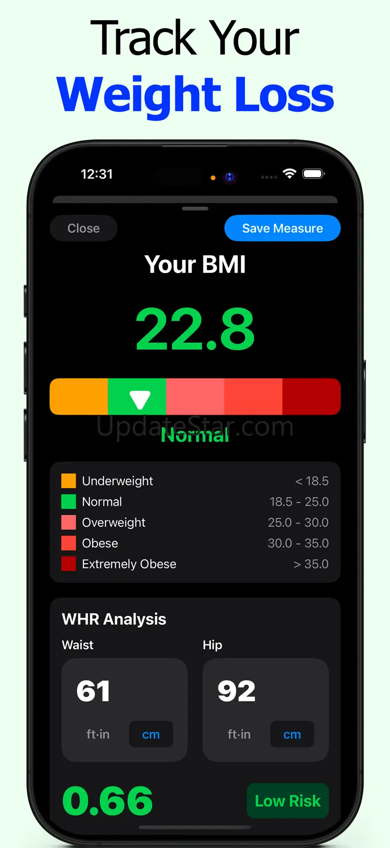 BMI Calculator: Body Fat Track 1.3