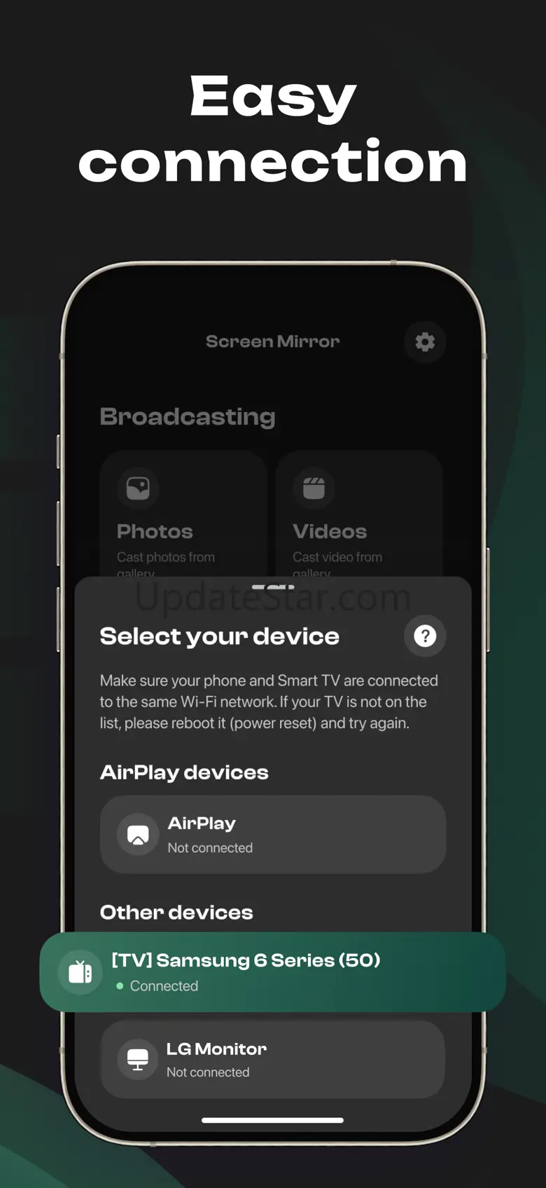 Screen Mirroring ‣ Smart Cast 1.0.3