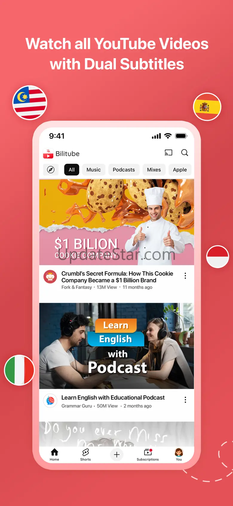 BiliTube: Duo Subs for YouTube 2.0