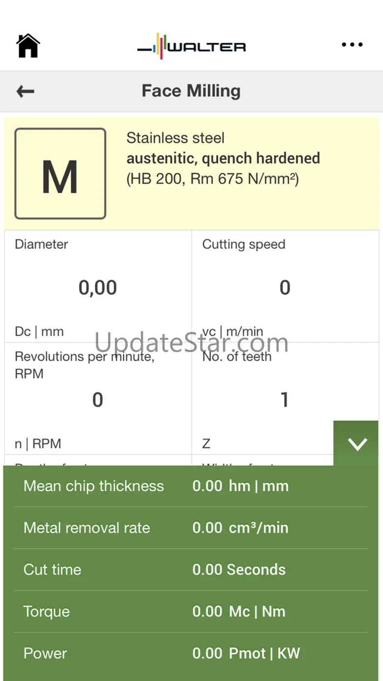 Walter Machining Calculator 6.0.1