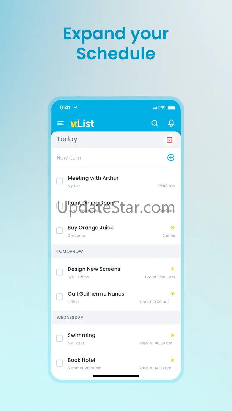 uList - Note, Task, Routine 2025.200.01
