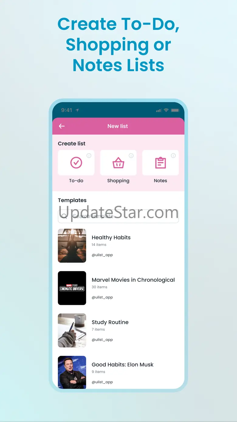 uList - Note, Task, Routine 2025.200.01
