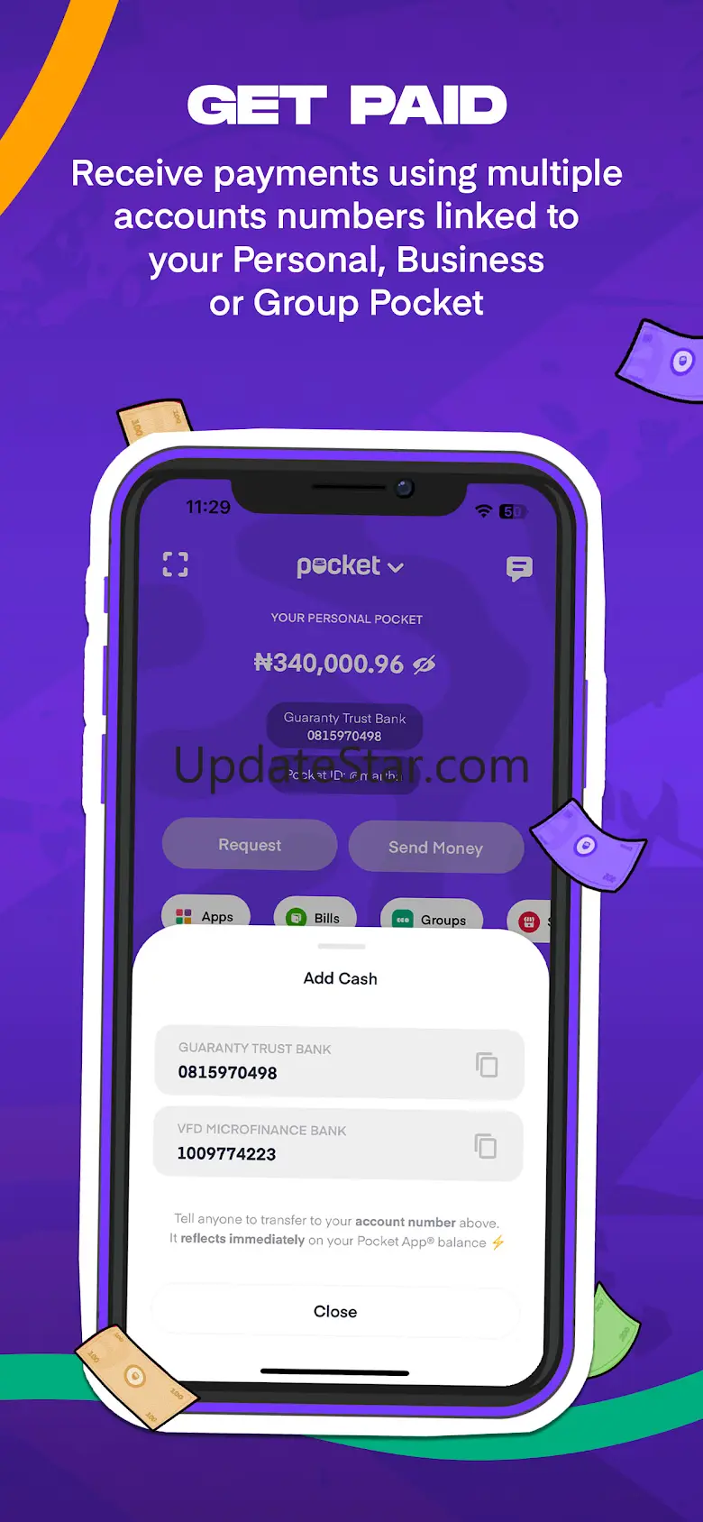 PocketApp: Send & Manage Money 5.7.1