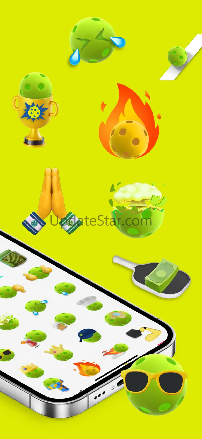SmashMoji: Pickleball Stickers 1.5.1