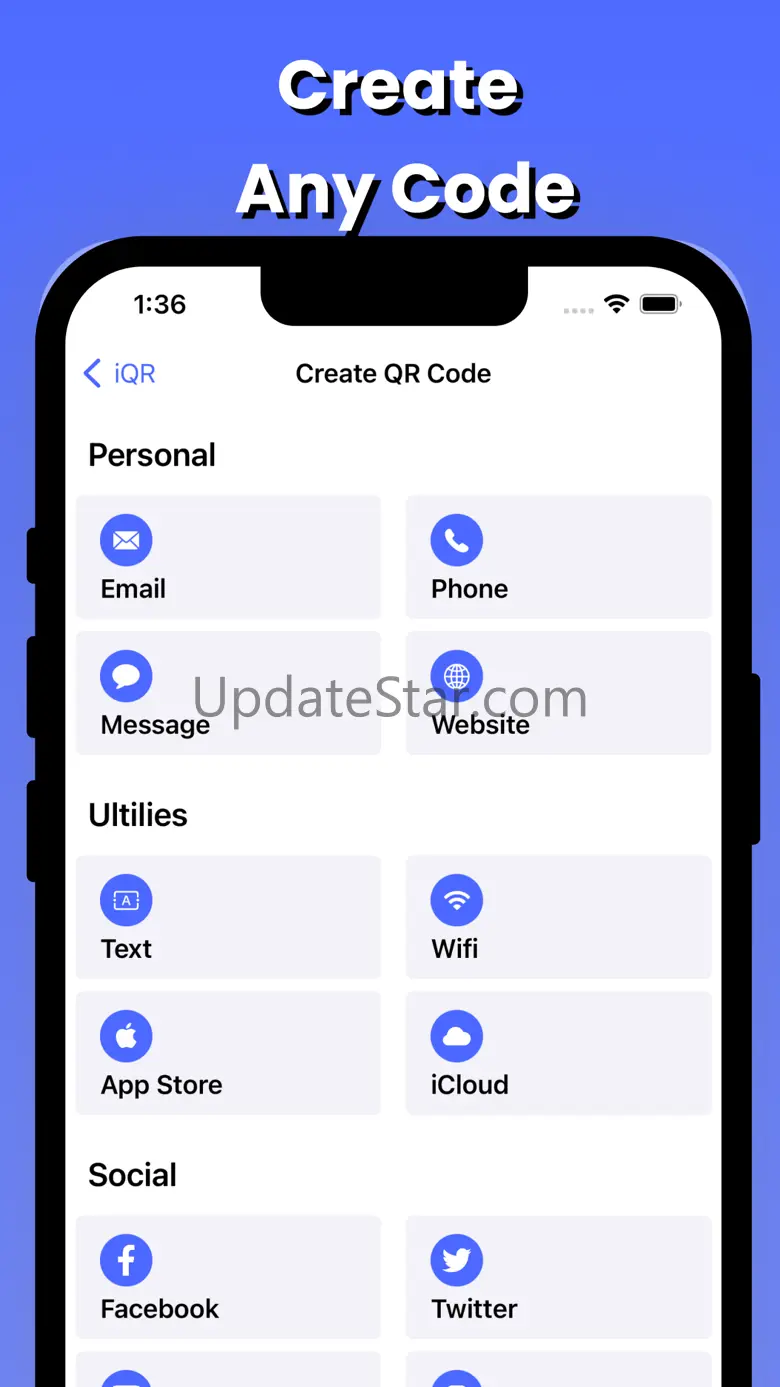 iQR : QR Code Reader 1.3