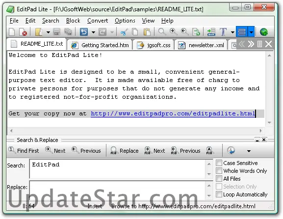 EditPad Lite 8.5.3