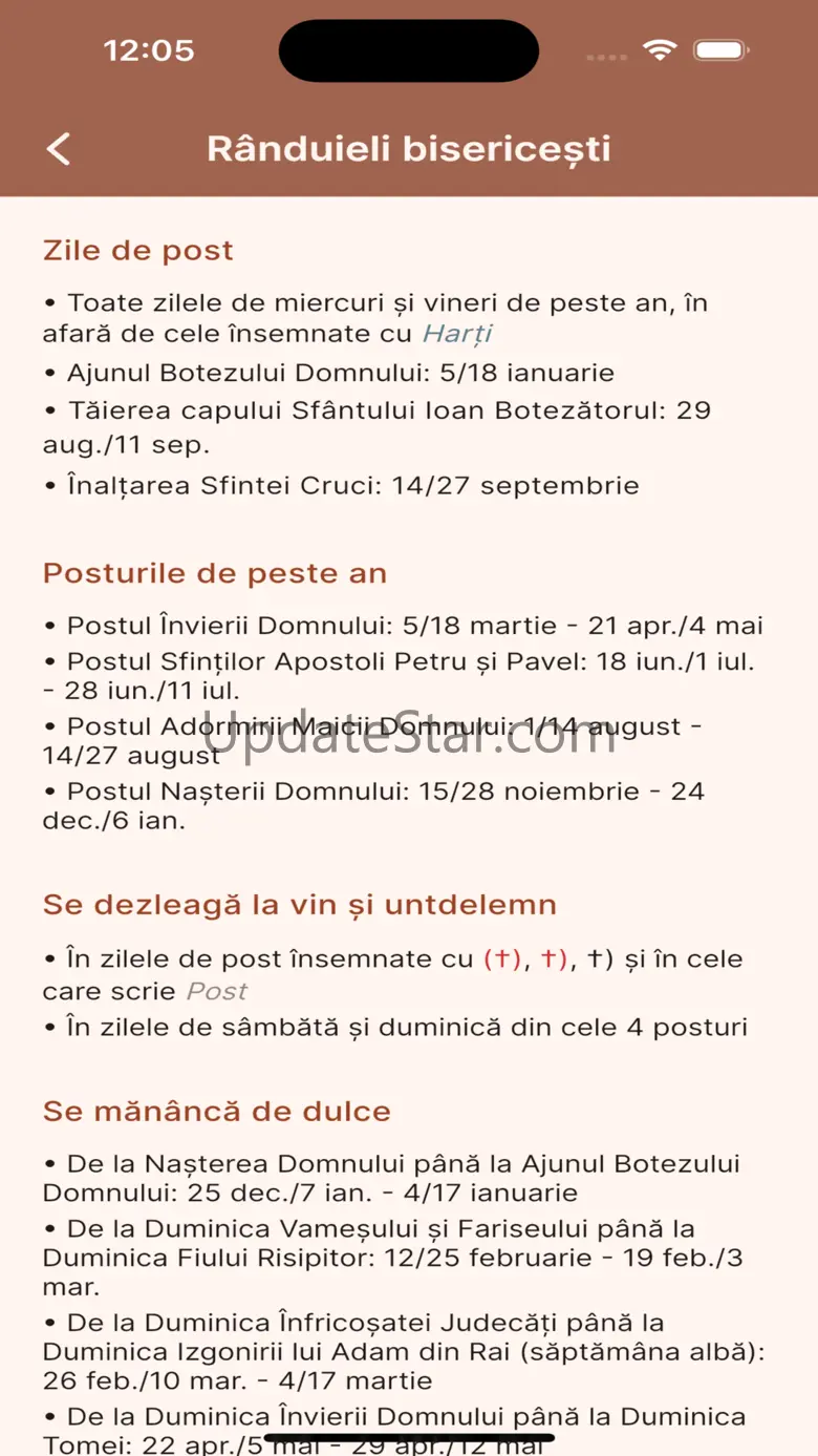 Calendar Ortodox Stil Vechi 1.0.20