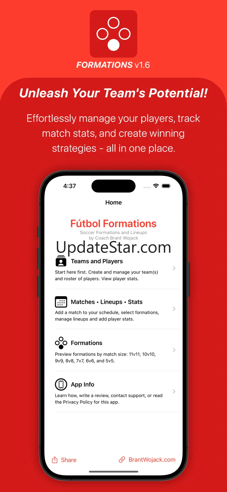 BW Fútbol Formations 2.1