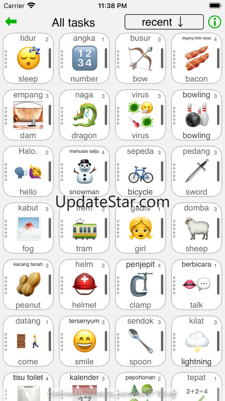 Indonesian: learn words easily 1.0