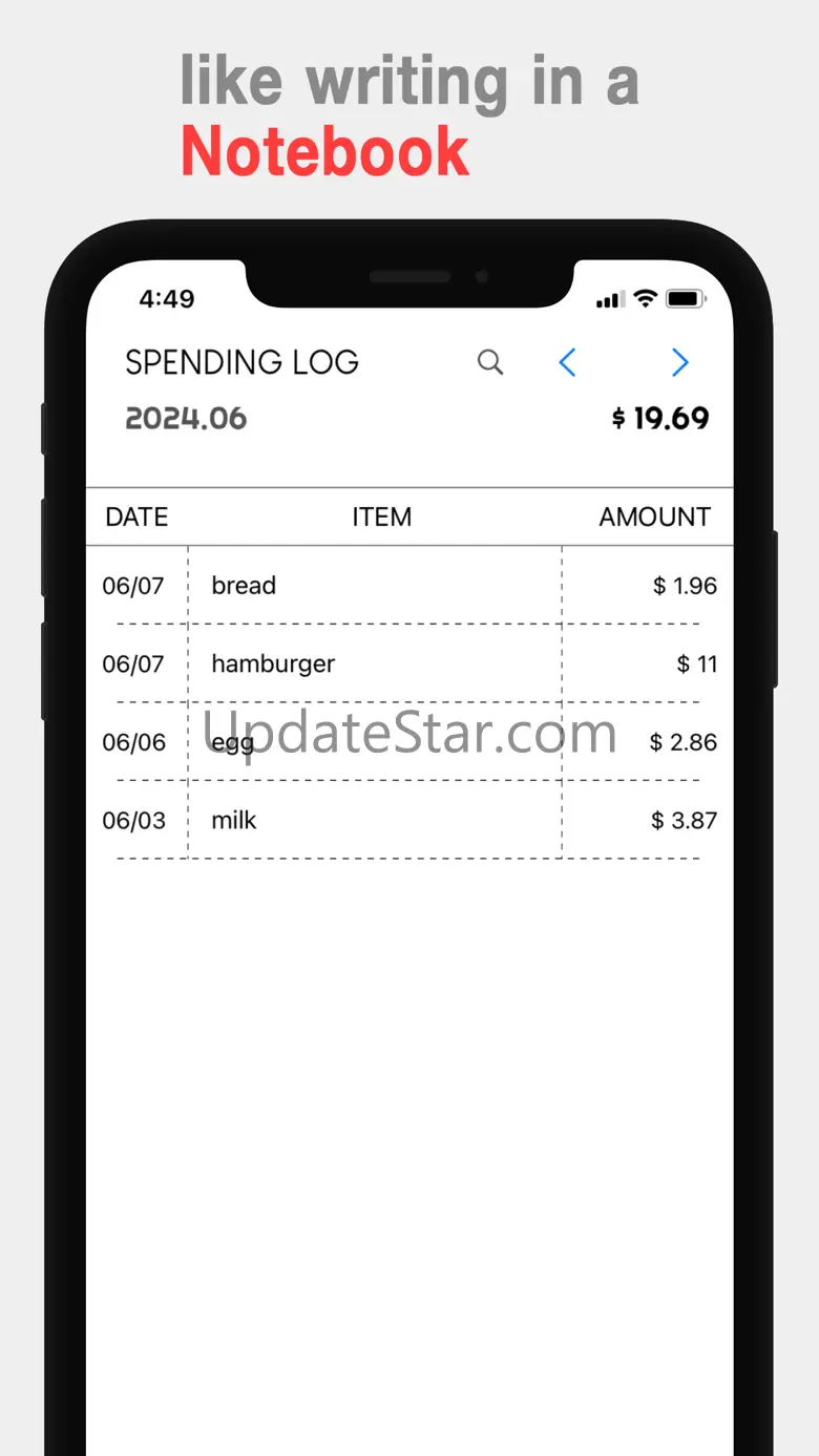 Spending Log - Money Manager 1.5