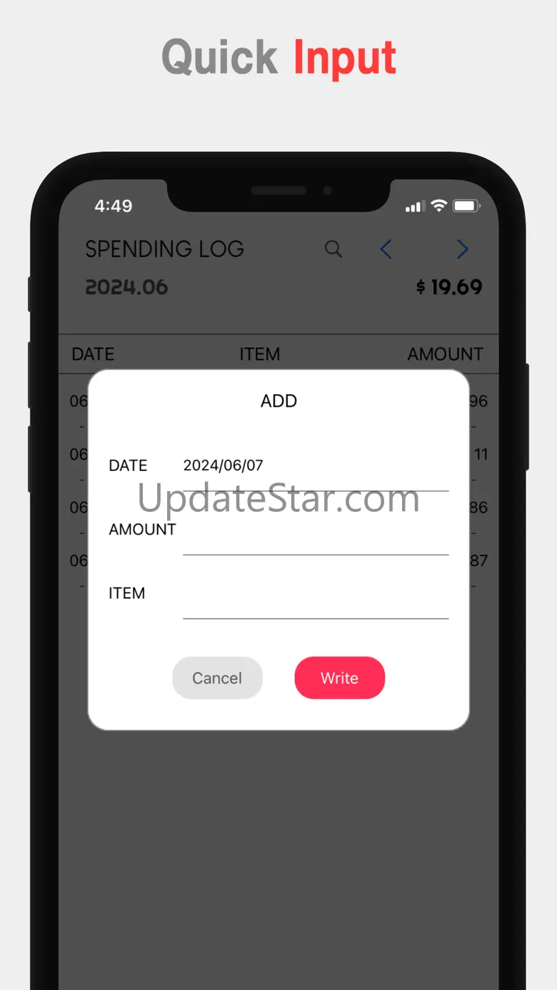 Spending Log - Money Manager 1.5