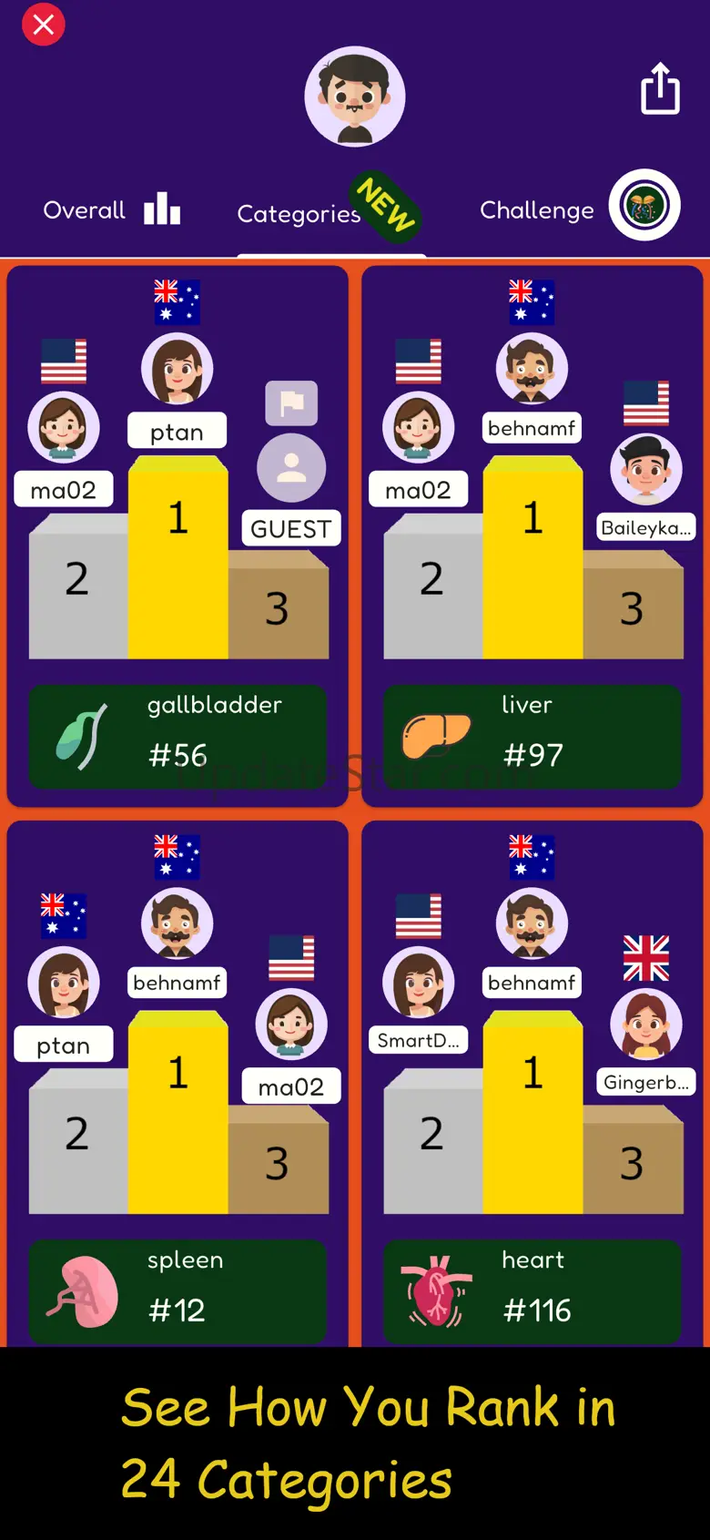Anatomy Quiz: Trivia Body Game 2.12.0