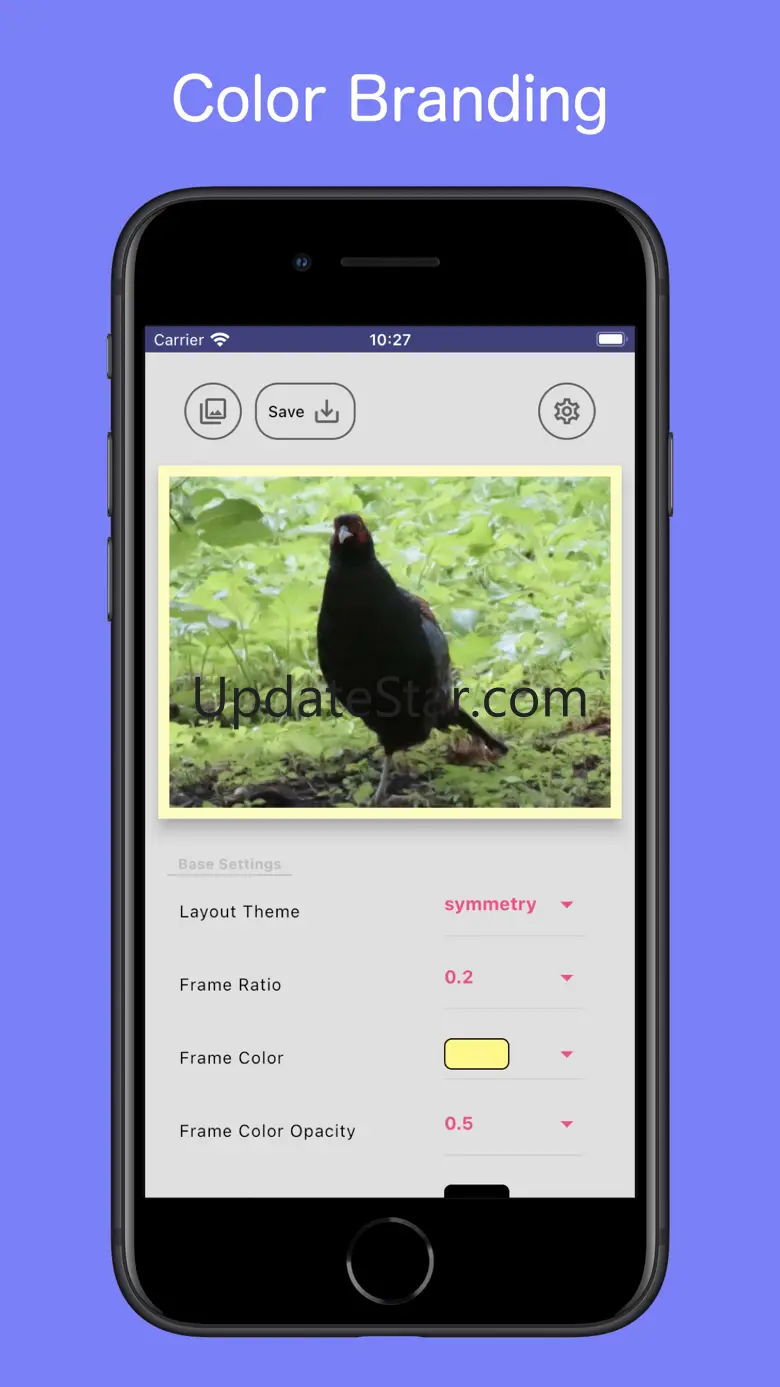 WhiteFrame -Simple Retro Frame 0.1.0