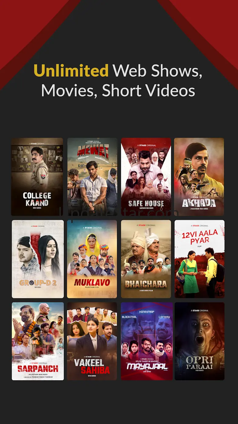 STAGE Films, Web-Series, Shows 2.9.0