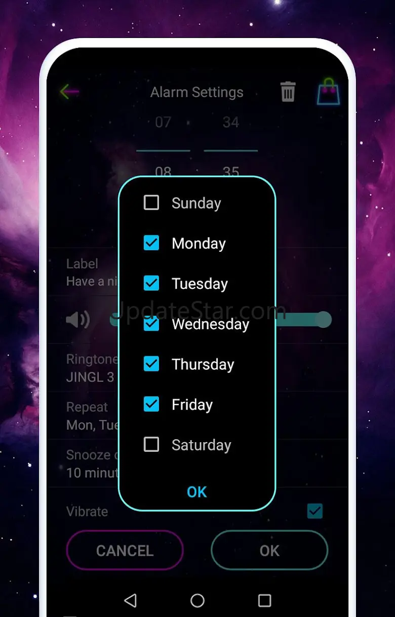 Music Alarm Clock - Jinglist 2.4.14