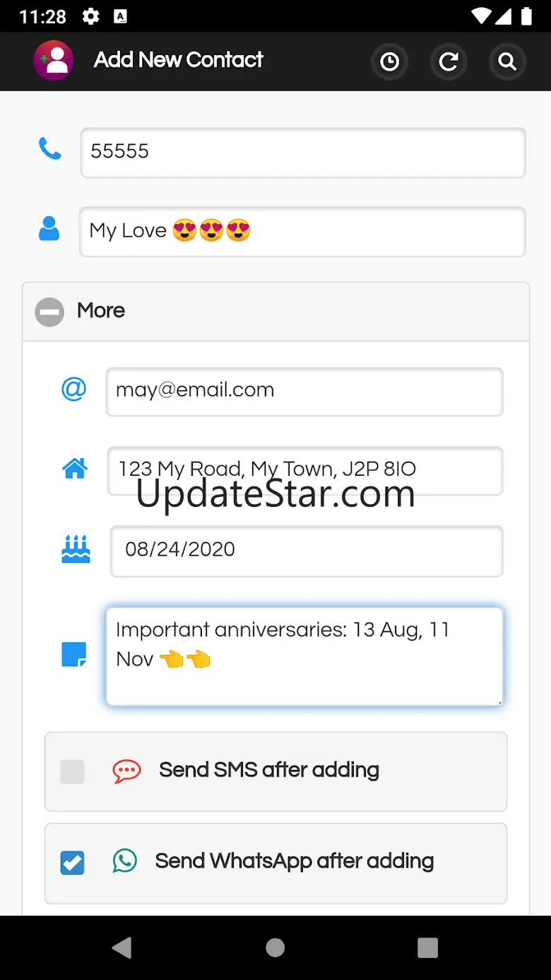Add Contact 1.3.2