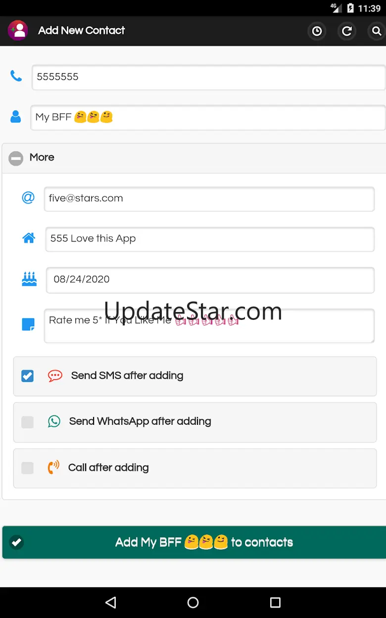 Add Contact 1.3.2