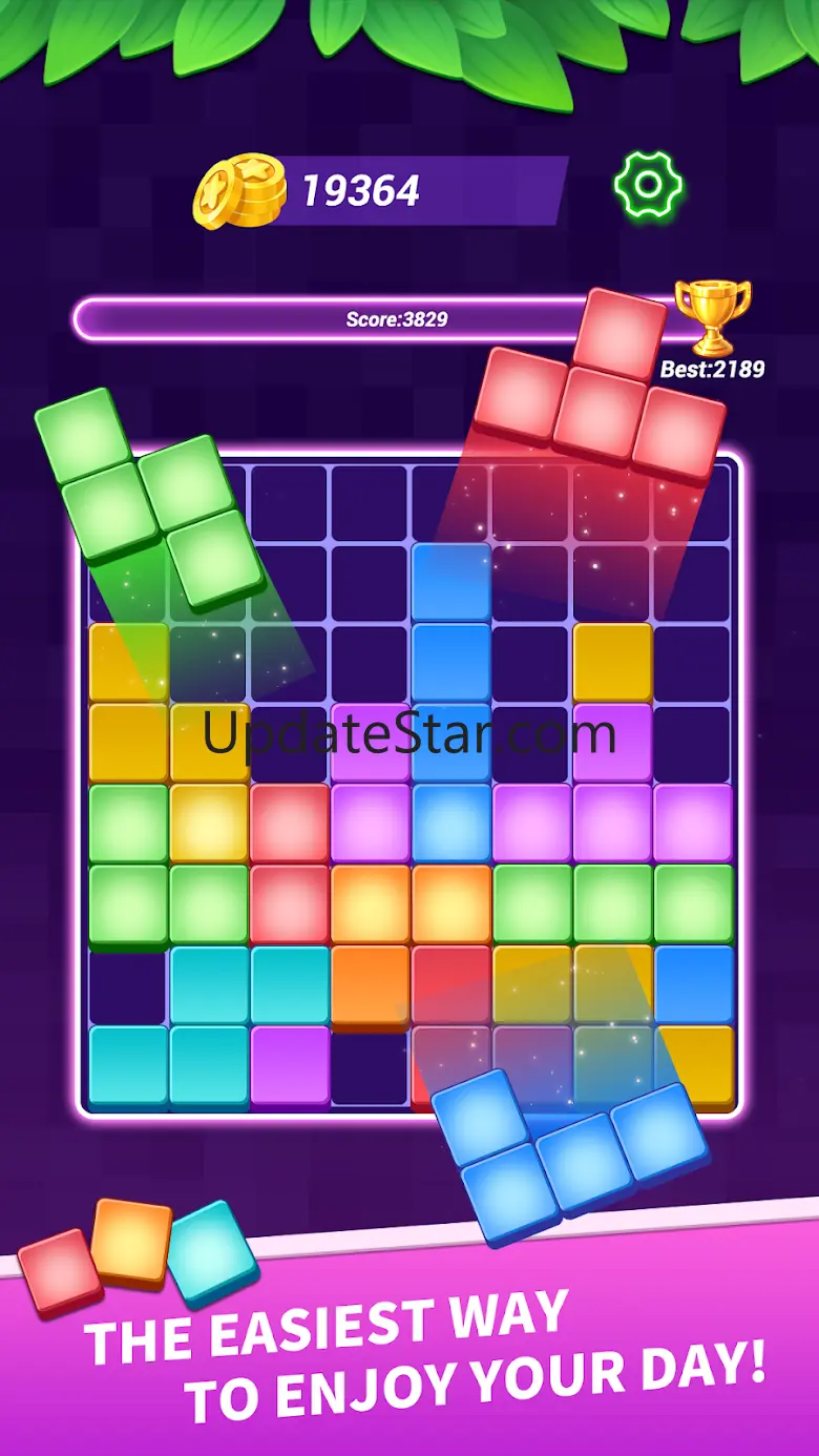 Neon Grid Blocks