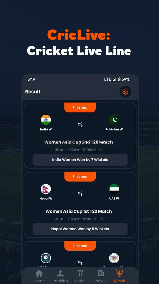 CricLive - Cricket Live Line 1.7
