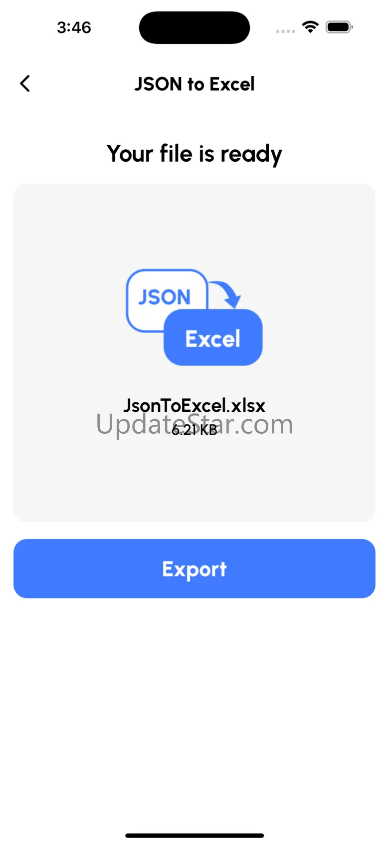 JSON Tools: XLSX CSV to JSON 1.0