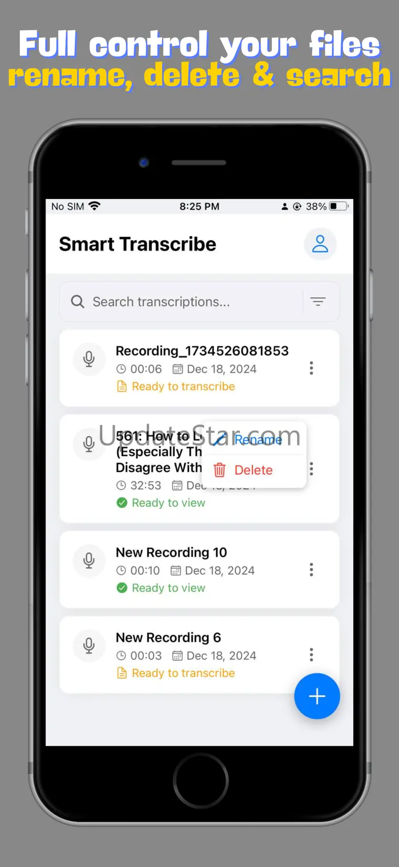 TranscribeAI: Note Taker 1.0.9