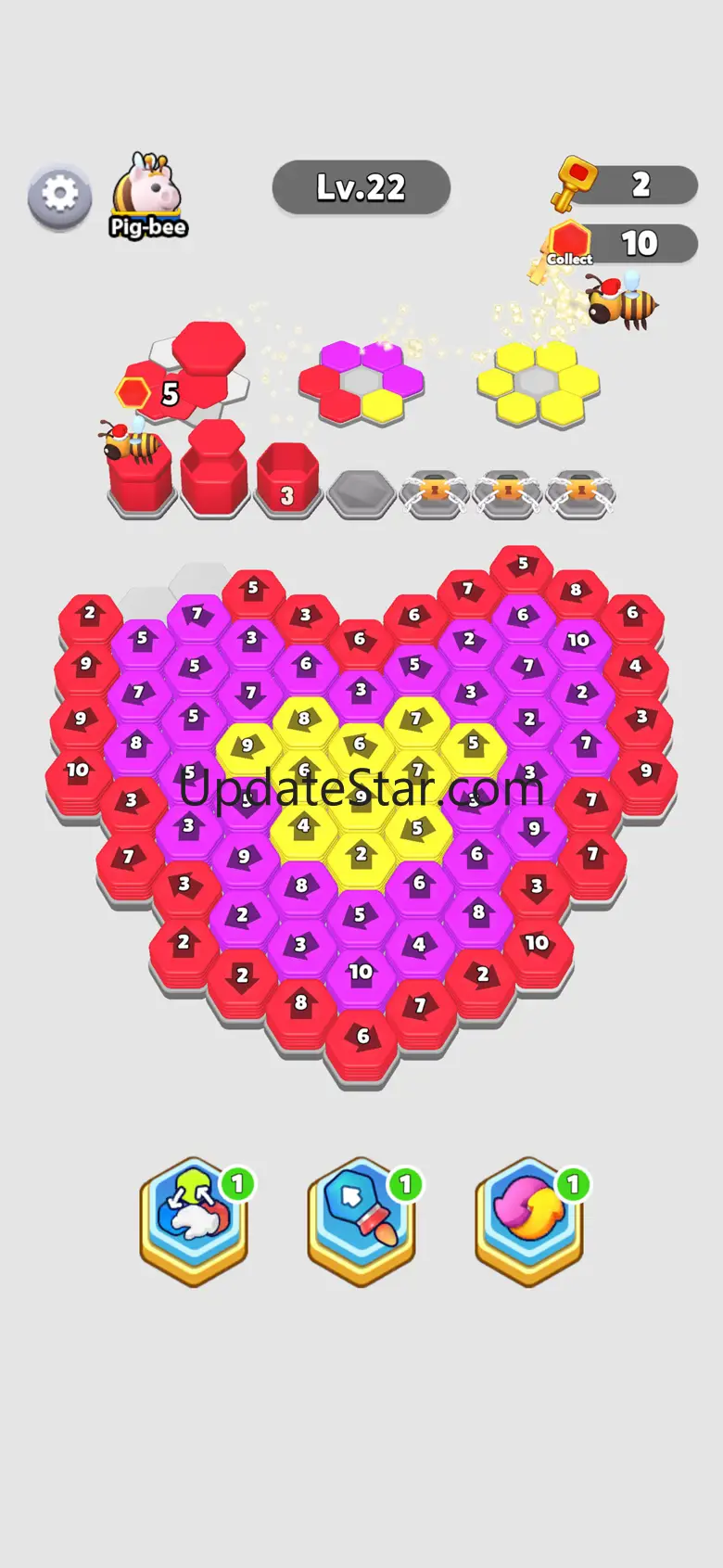 Bee Away - Hexa Out Puzzle 3.0