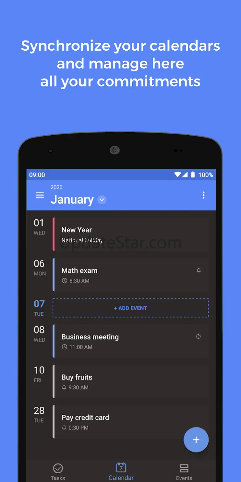 Calendar - Agenda 2025 Events 8.5.0