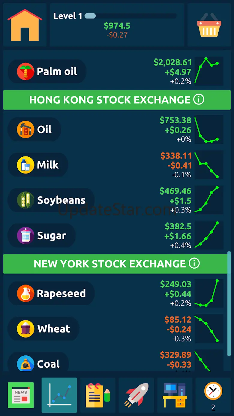 Stock Exchange Game Simulator 1.436