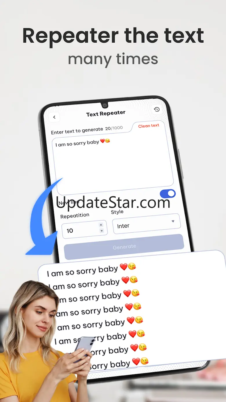 Text bomber - Copy and paste