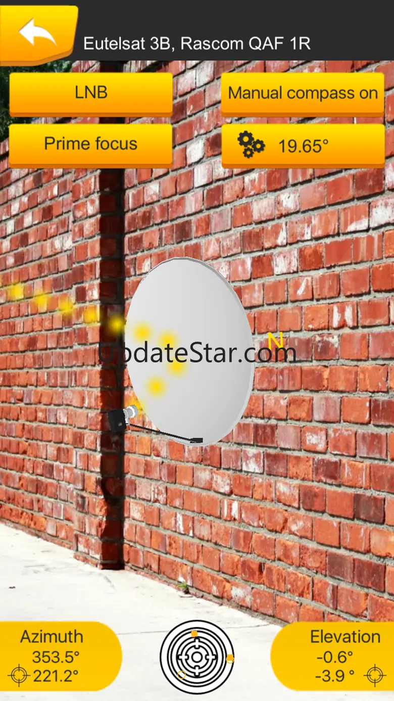 Satellite map AR SatFinder 3D 3.3