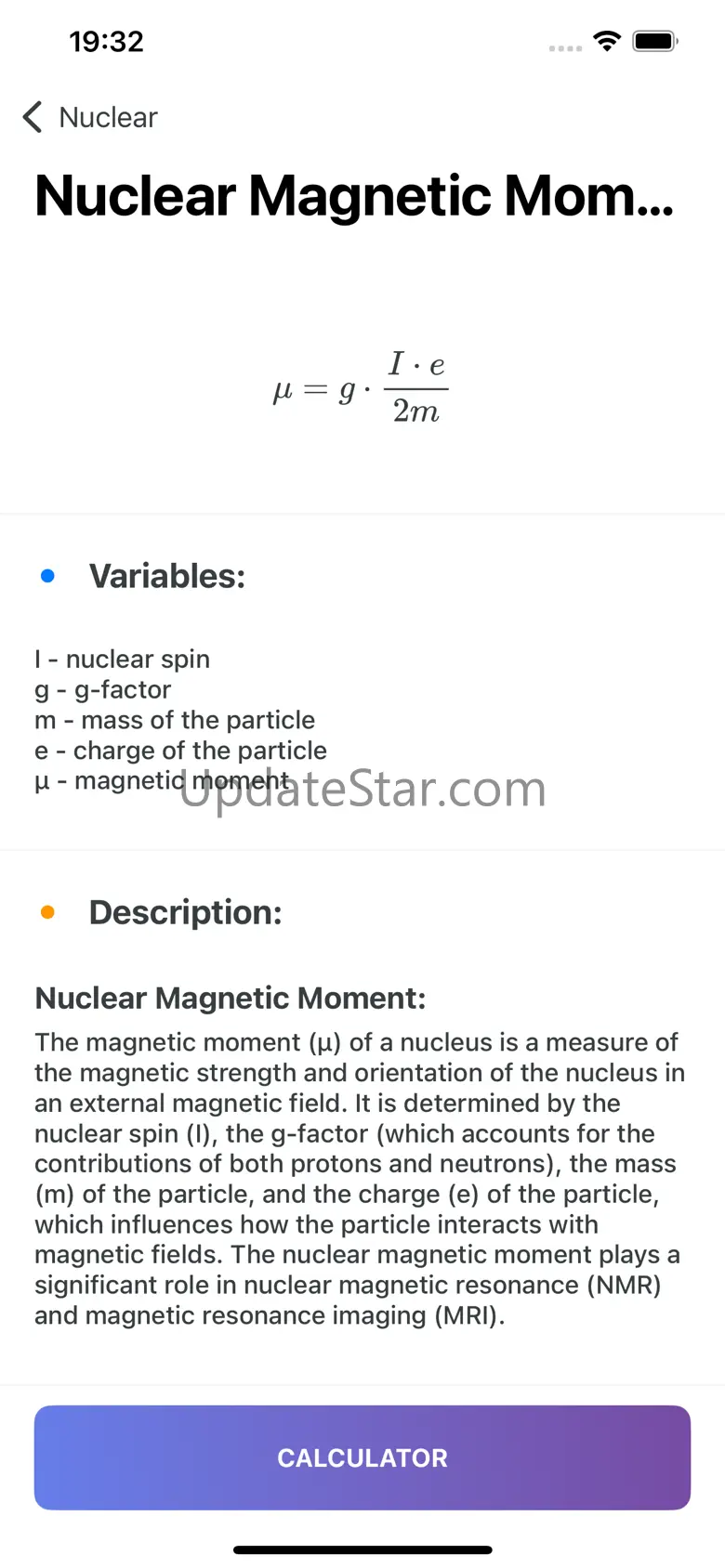 Physics: Formulas 2025 2.4.1
