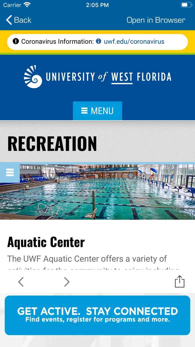 UWF Recreation and Wellness 7.1.0