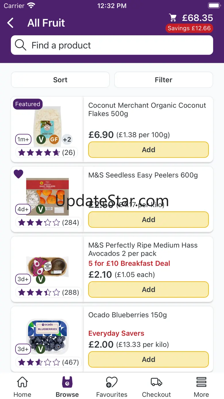 Ocado: Online Supermarket 1.371