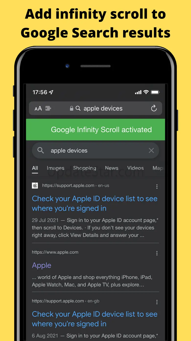 Continuous Scrolling Search 1.01