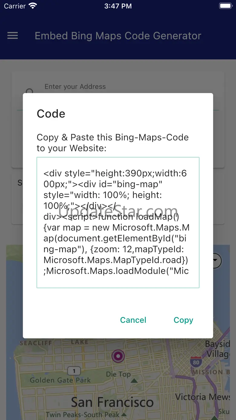 Embed Bing Maps Generator 1.0.12