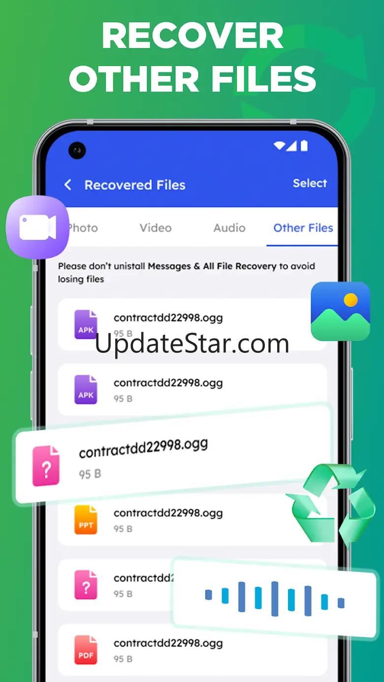 Message & All File Recovery