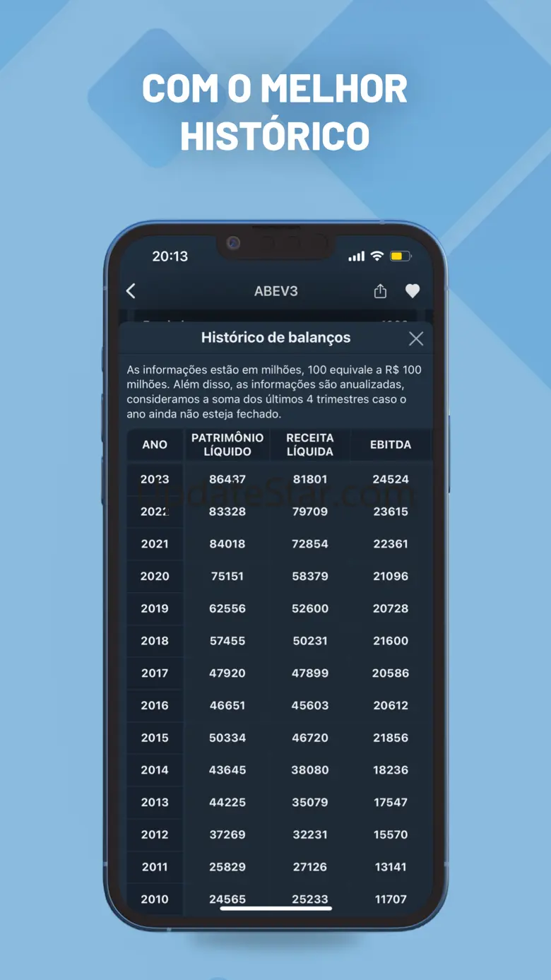Análise de Ações 1.9.0