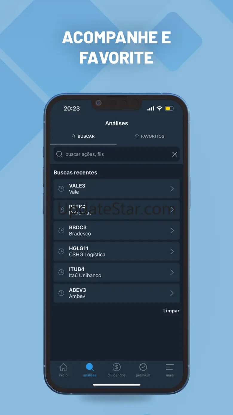 Análise de Ações 1.9.0