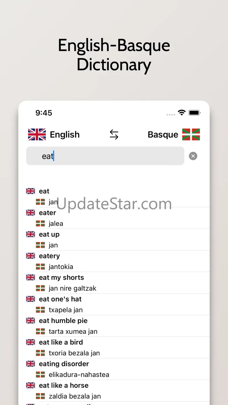 Basque-English Dictionary 1.1