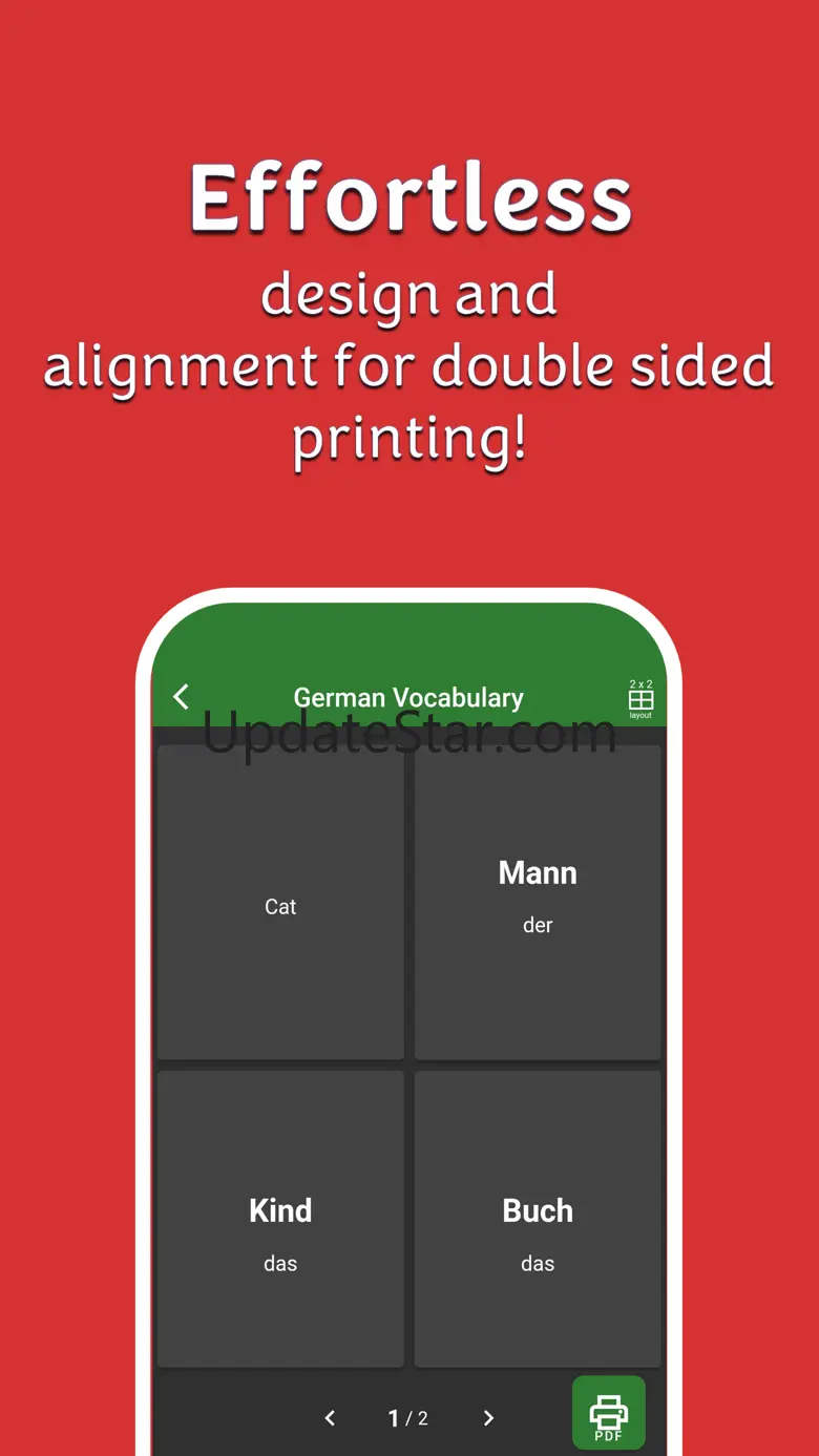 Print Flashcards 1.9.7