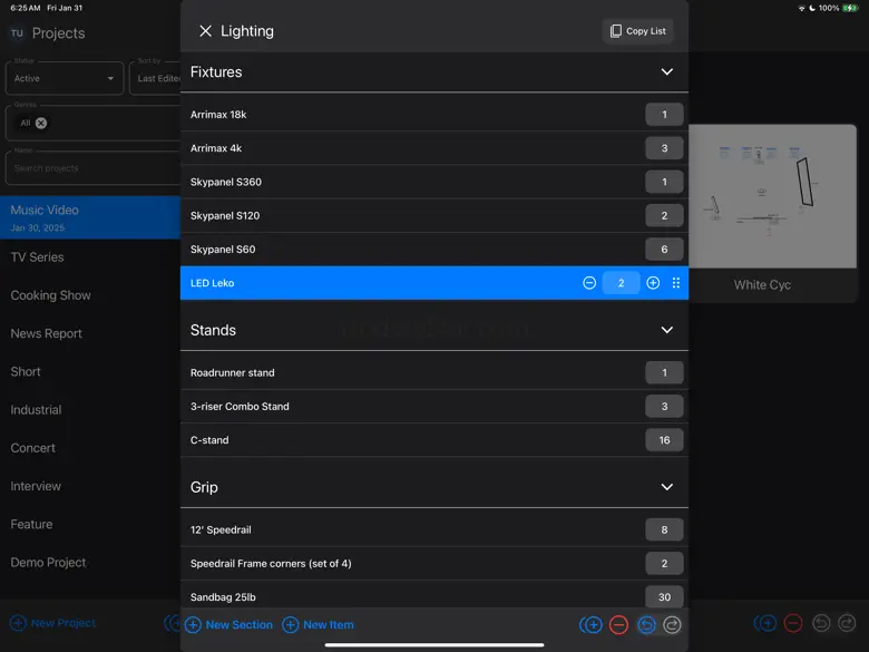 Scenario for iPad 0.1.3