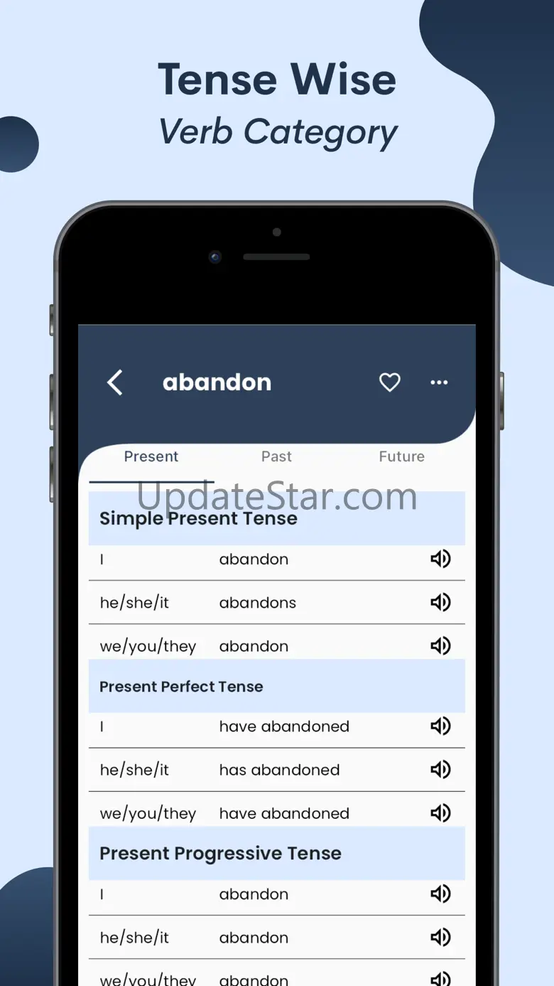 English verbs conjugation 2.9.1