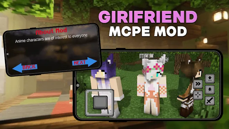 Mods Girlfriend Minecraft PE 1