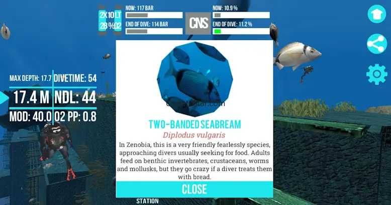 Scuba Dive Simulator: Zenobia 2.9