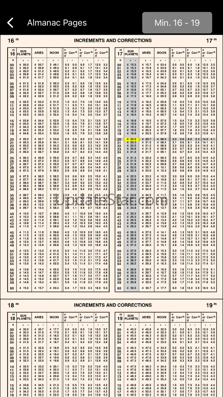 EZ Nautical Almanac 1.4