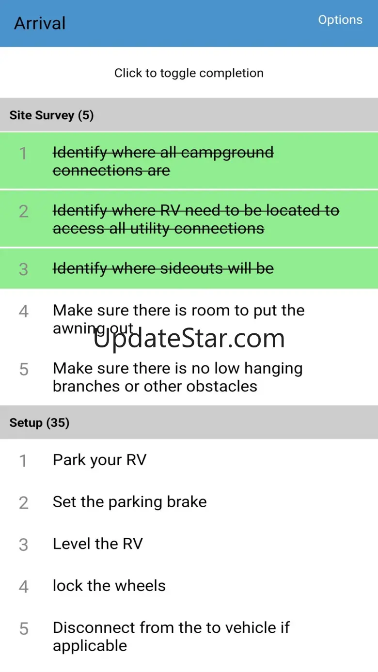 RV Tasker Easy Checklists 2.2.6