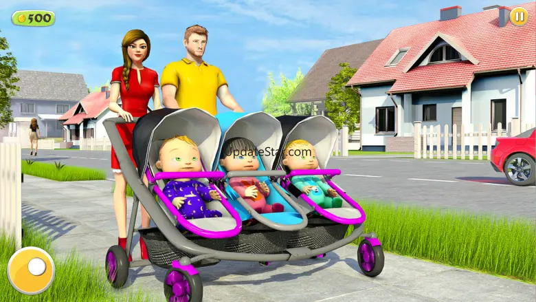 Triplet Baby Mother Simulator 2