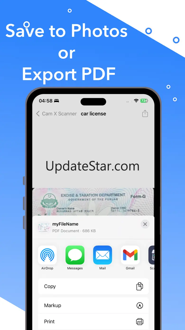 Cam X scanner PDF Converter 1.0.1.3