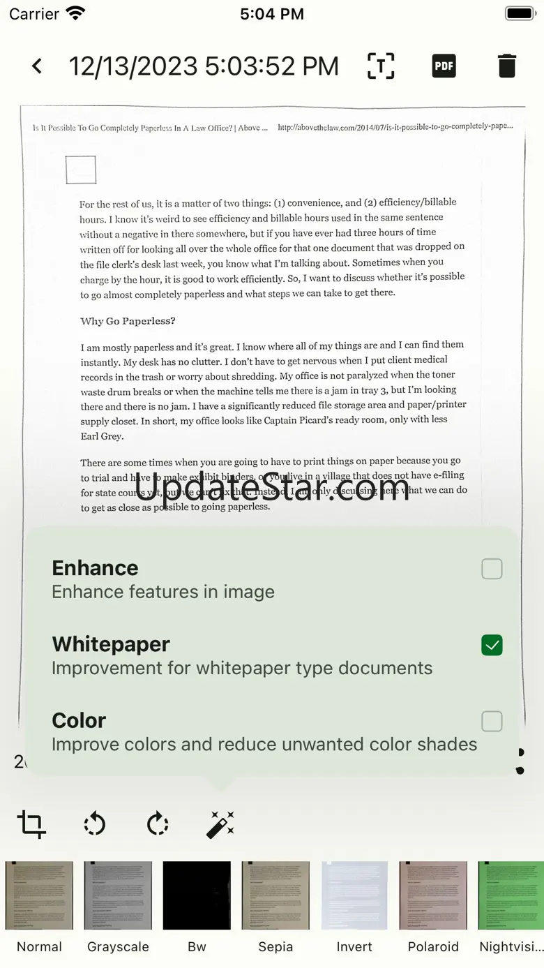 OSS Document Scanner 1.12.5